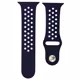 Mika Uhrenarmband Apple 42/44mm Silikon dunkelblau