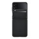 Samsung Back Flap Galaxy Flip4 Leder schwarz