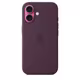  Apple iPhone 16 Silikon Case mit Magsafe plum 