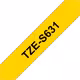 Brother TZE-S631 Band gelb/schwarz 12mm