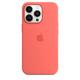 Apple iPhone 13 Pro Silikon Case mit MagSafe pink pomelo