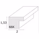 Rahmen Deknudt 18x24 silber mit Passepartout 13x18