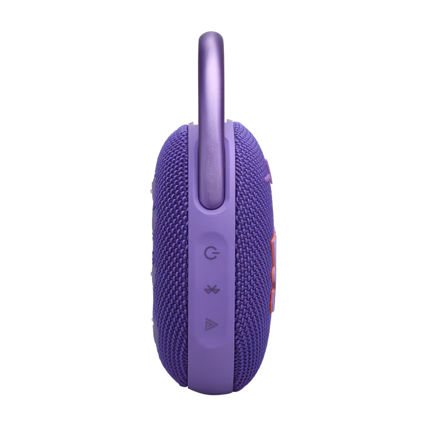 JBL Clip5 Bluetooth Lautsprecher mit Karabinerhaken lila