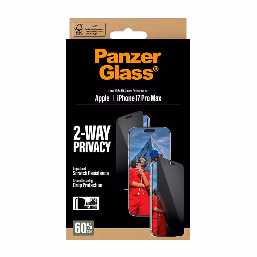 PanzerGlass Privacy Screen Protector iPhone 17 Pro Max