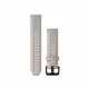 Garmin Quickfit Band 20mm Silikon Beige schwarz