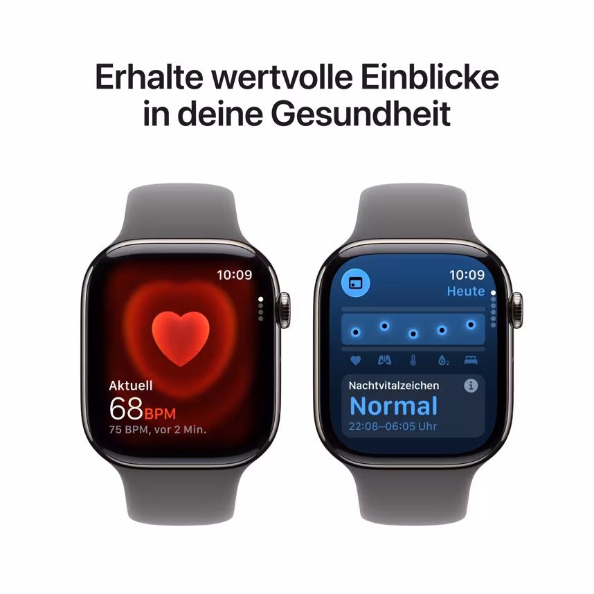 Apple Watch S11 LTE 46mm Natural Titan Case + Stone Grey Sport M/L