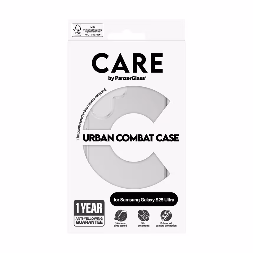 CARE PanzerGlass Flagship Case Transparent Clear S25 Ultra