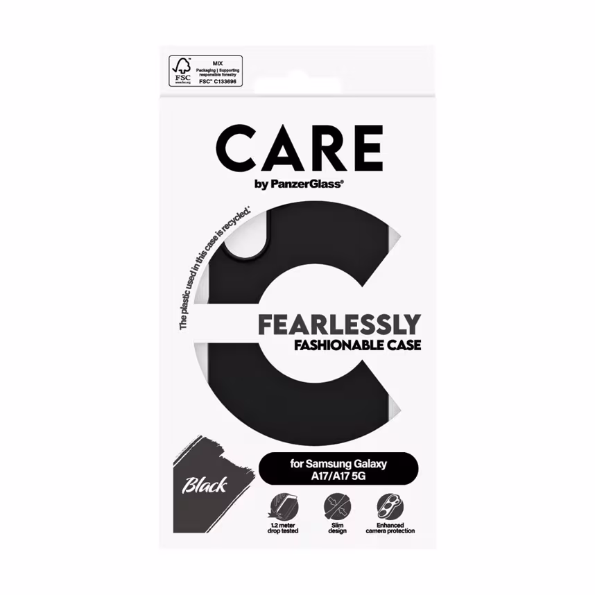 CARE Panzerglass Back Cover Samsung Galaxy A17/A17 5G Black