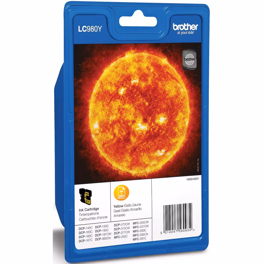 Brother LC-980Y Tinte yellow