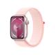 Apple Watch S9 GPS Alu rosé 41mm Sport Loop hellrosa
