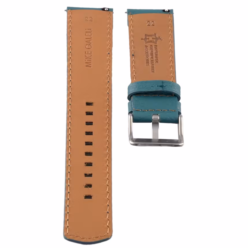 Galeli Band 22mm Echtleder petrol