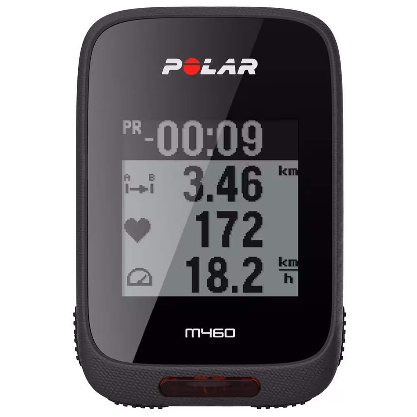 Polar M460 HR Fahrradcomputer + H10 Herzfrequenz-Sensor