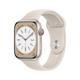 Apple Watch S8 Cellular Edelstahl 45mm Sportband sternenl.