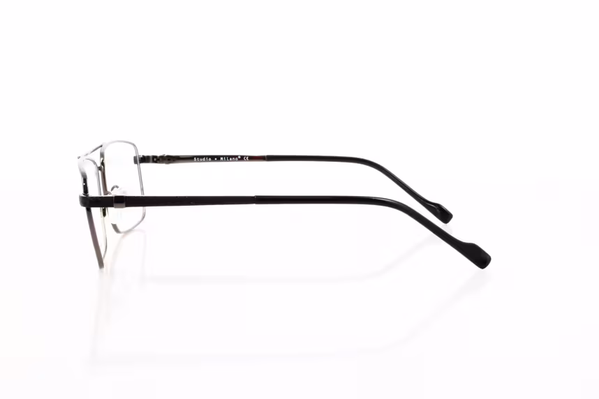 66825-1 Herrenbrille Doppelsteg Metall