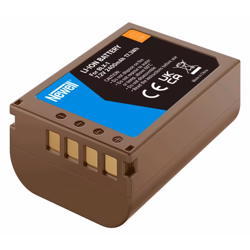 Newell Akku USB-C Olypus BLX-1