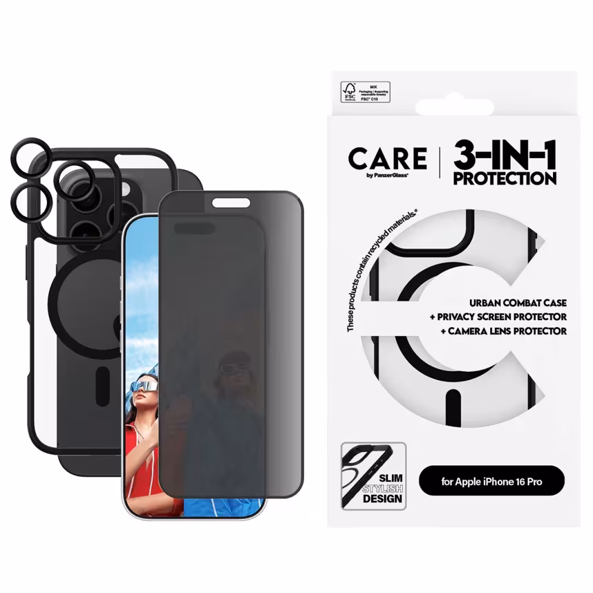Care Privacy 3-in-1 Pack Apple iPhone 16 Pro