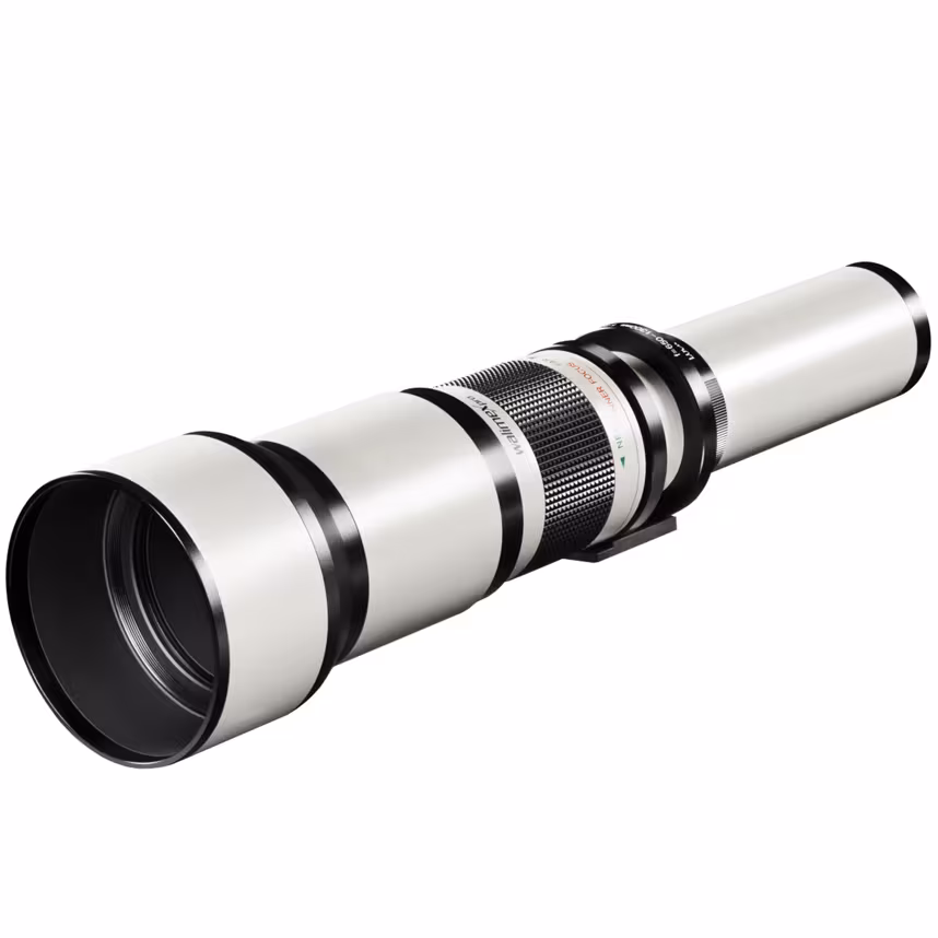 walimex pro 650-1300/8-16 DSLR C-Mount Weiß + UV Filter