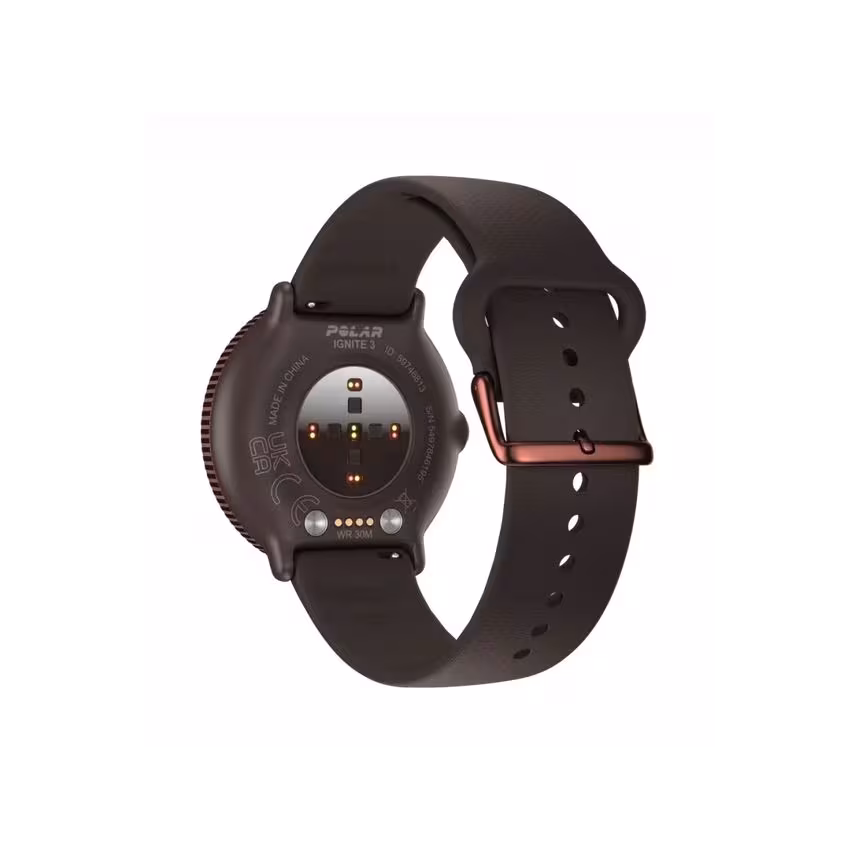 Polar Ignite 3 Titan bronze mit Lederarmband