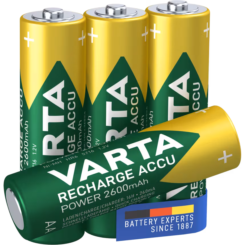 Varta 5716 AA Recharge Accu Power 2600mAh 4er