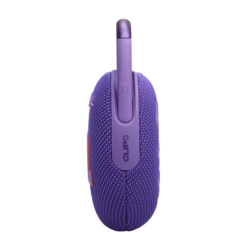 JBL Clip5 Bluetooth Lautsprecher mit Karabinerhaken lila