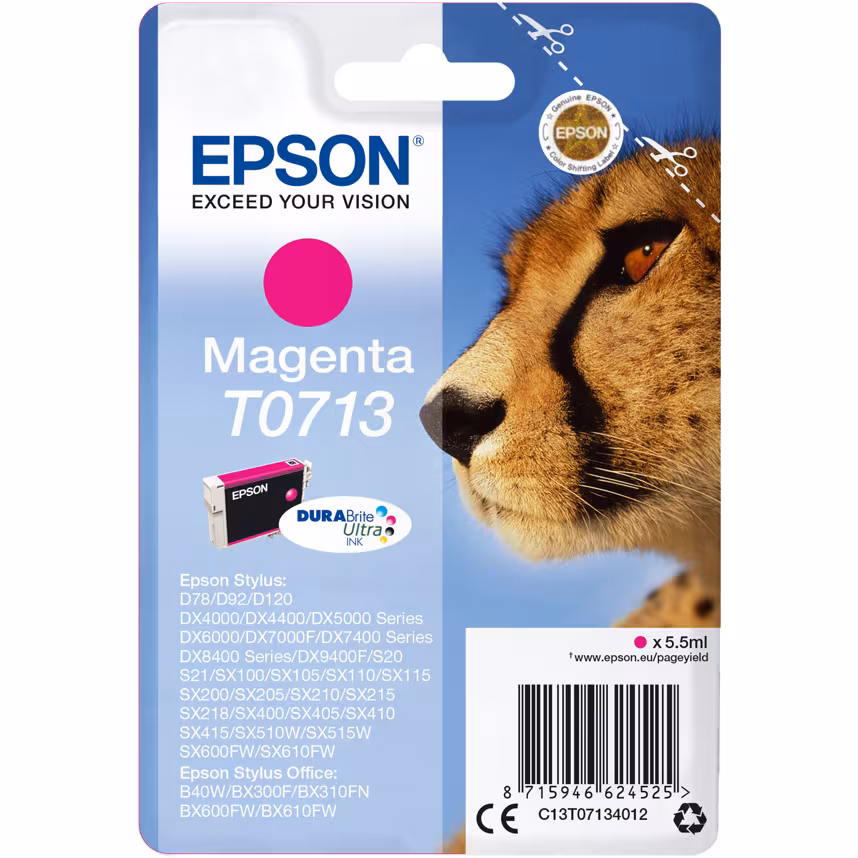Epson T0713 Tinte Magenta 5,5ml