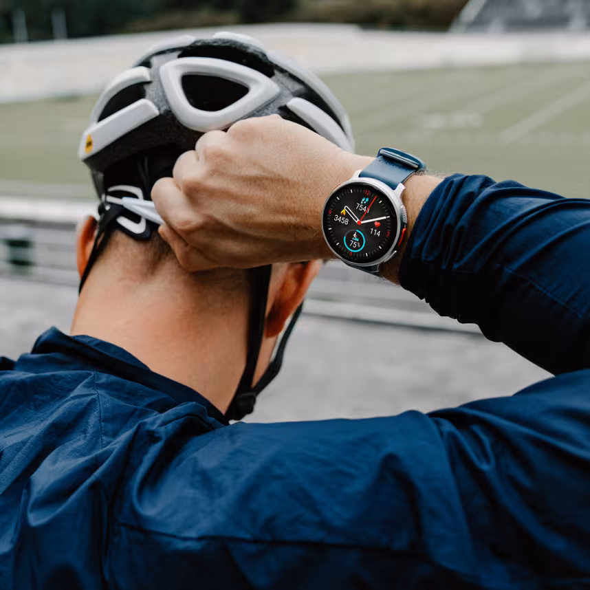 Polar Vantage V3 silver/blue S-L