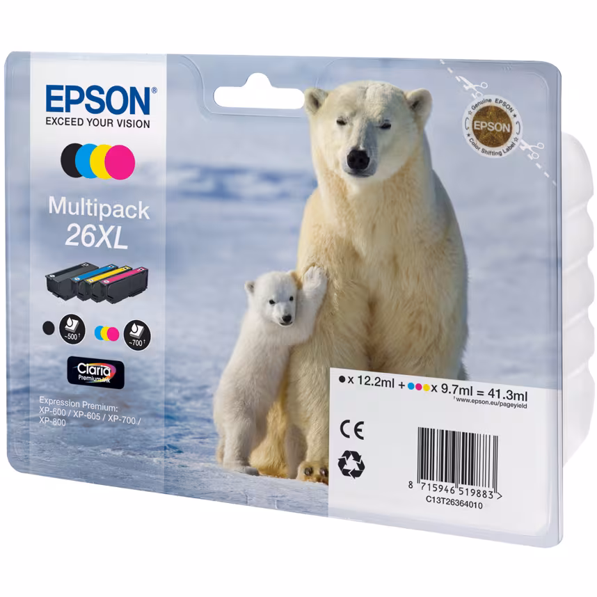 Epson 26XL T2636 Tinte Multipack