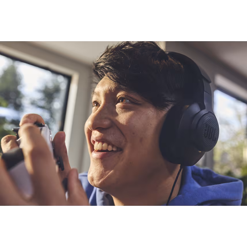  JBL Quantum 100 M2 Over-Ear-Gaming-Headset Mikrofon schwarz 