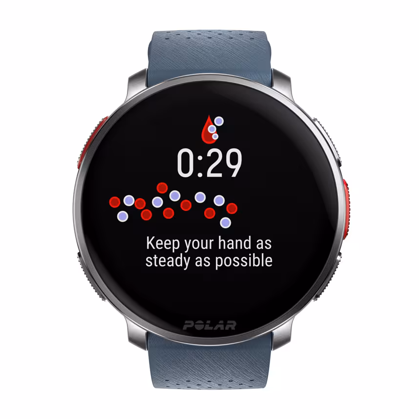 Polar Vantage V3 silver/blue S-L