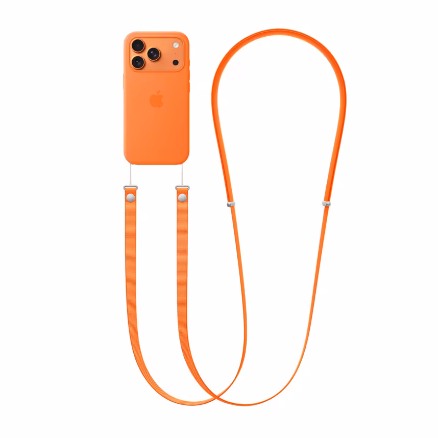 Apple iPhone Crossbody Strap Orange