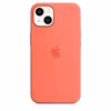 Apple iPhone 13 Silikon Case mit MagSafe pink pomelo
