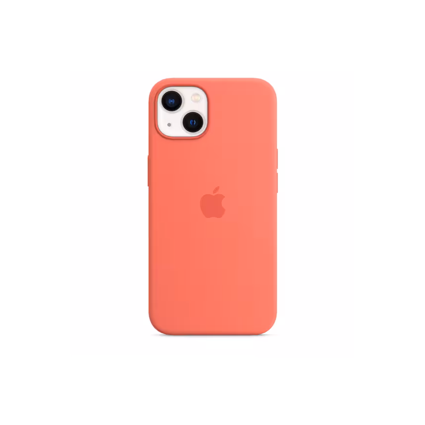 Apple iPhone 13 Silikon Case mit MagSafe pink pomelo