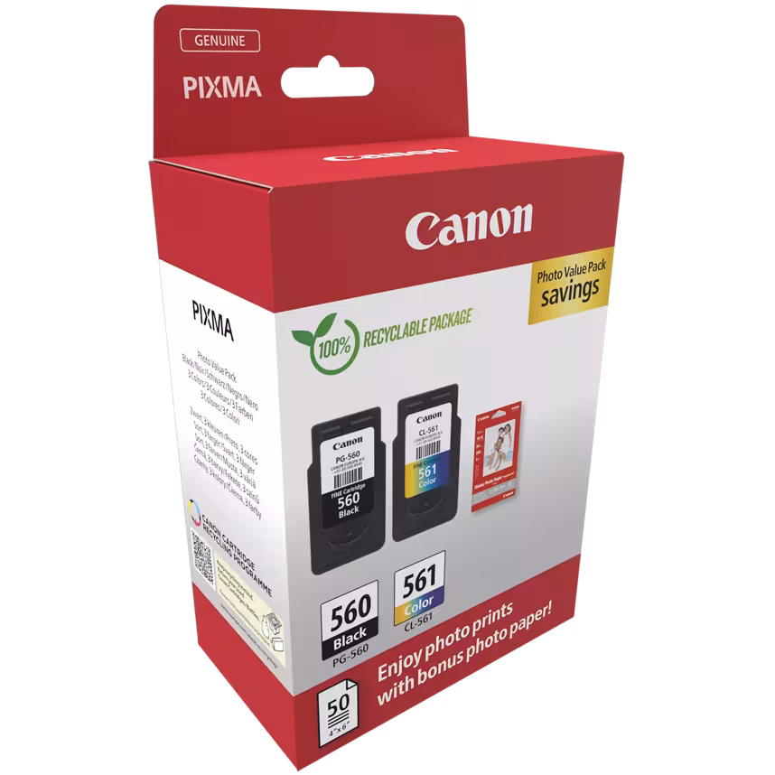 Canon Patronen 560/561 inkl Papier