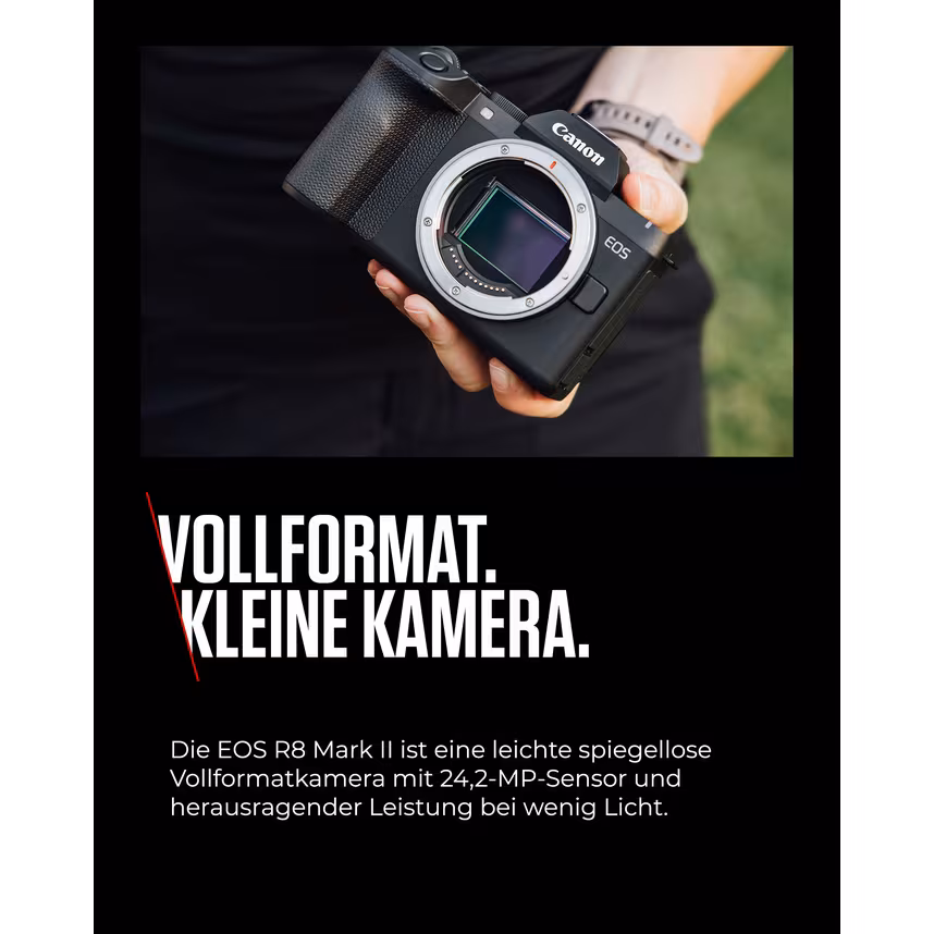 Canon EOS R8 Mark II Geh&auml;use Battery Kit
