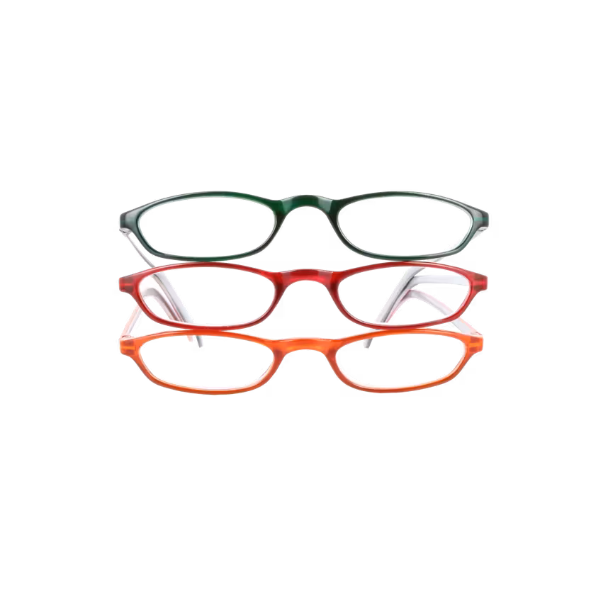 Fertiglesebrille Dreierset Bunt +1.00