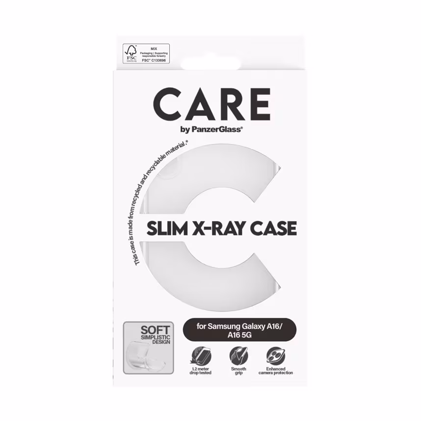 Care Back Cover Fashionable Samsung Galaxy A16 clear