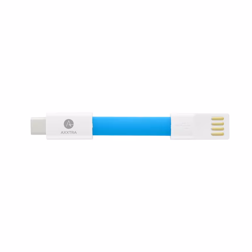 Axxtra Data Keyholder USB-C blau