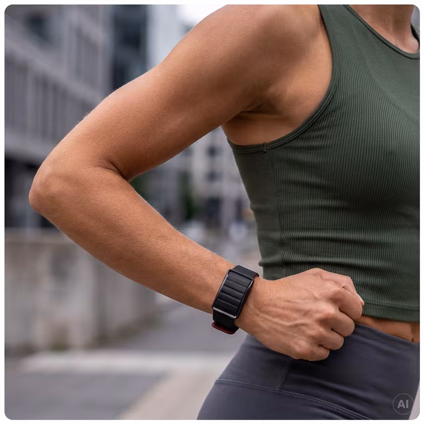 Polar Loop Gen2 Silikon Black/Red S-M