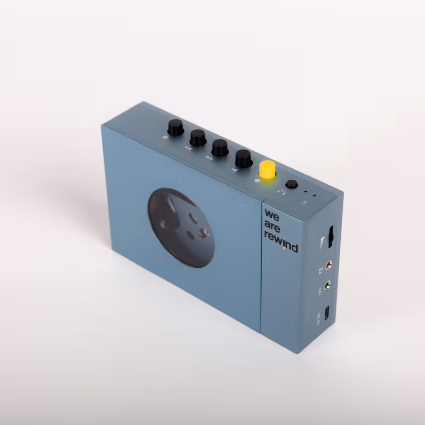 We Are Rewind portabler Kassettenspieler BT kurt 