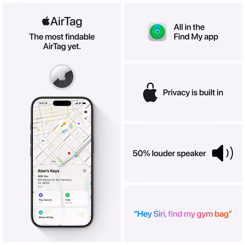 Apple AirTag, 1er-Pack

