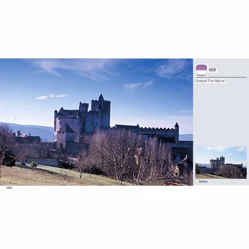 Cokin P668 Verlauf leuchtend Violett 1