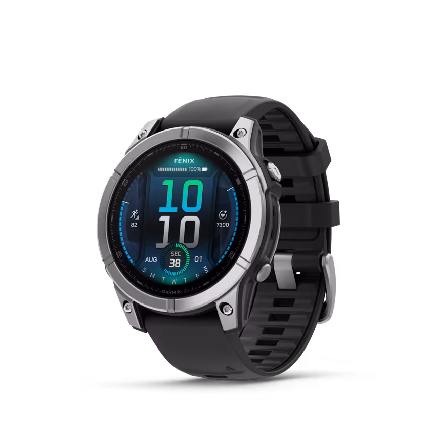 Garmin Fenix E 47mm schwarz/silber