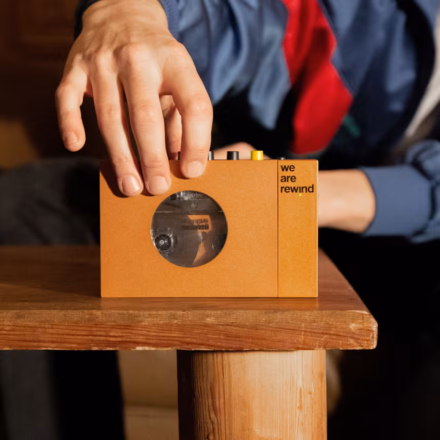 We Are Rewind portabler Kassettenspieler BT serge 