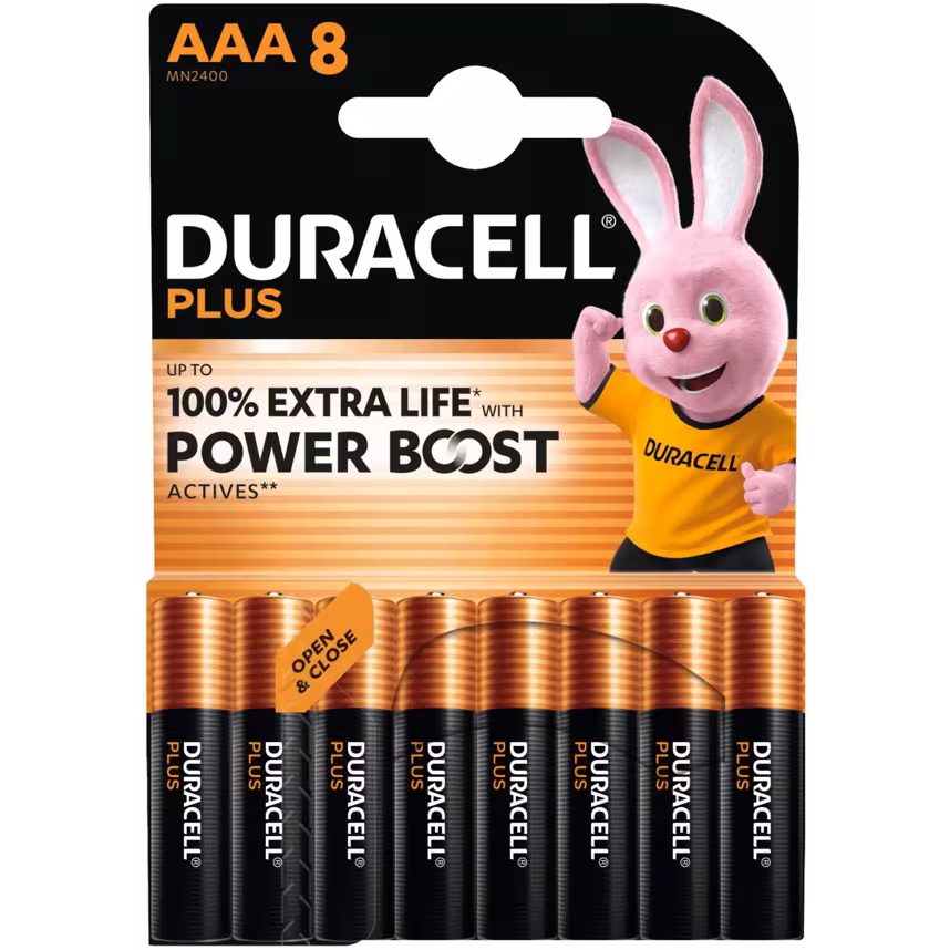 Duracell Plus BOOST Micro AAA 8er Blister