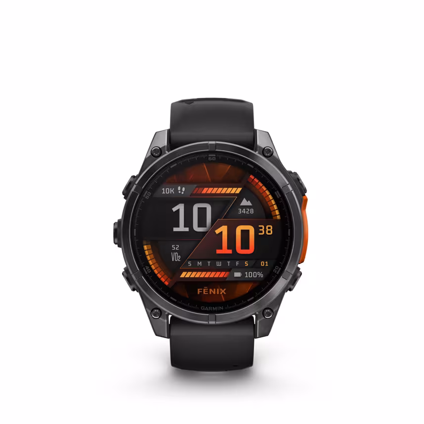 Garmin Fenix 8 47mm schwarz/schiefergrau