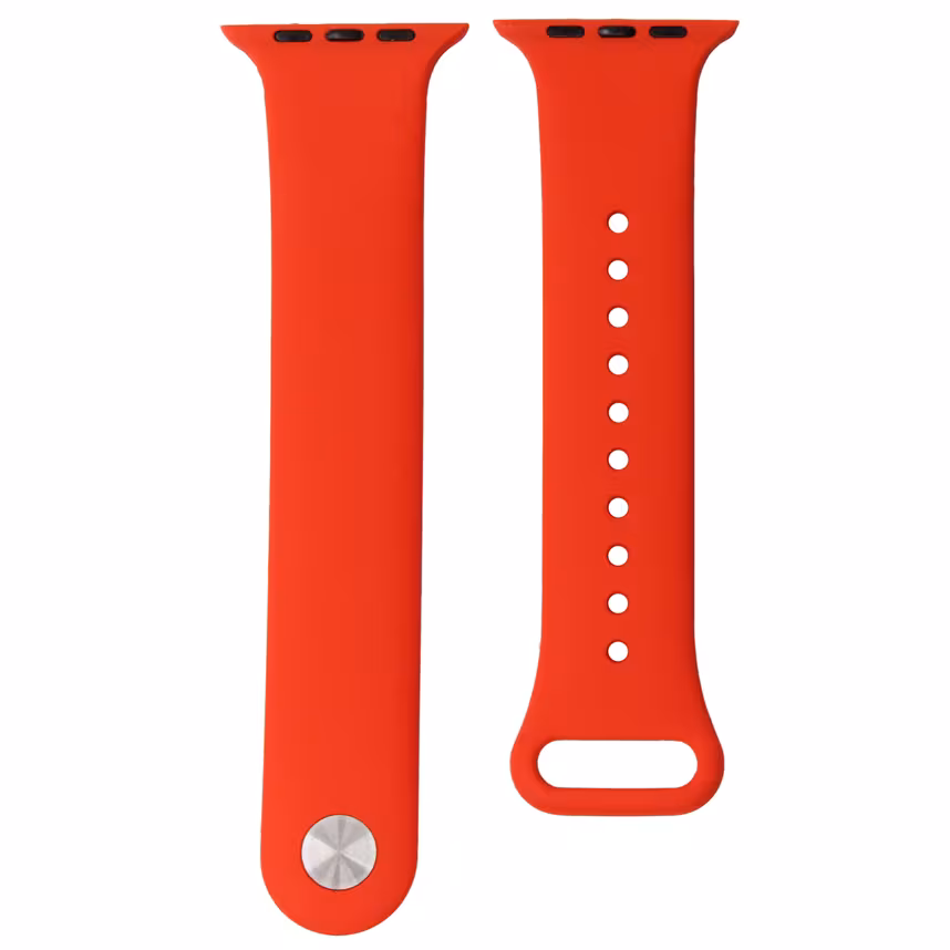 Mika Uhrenarmband Apple 42/44mm Silikon rot