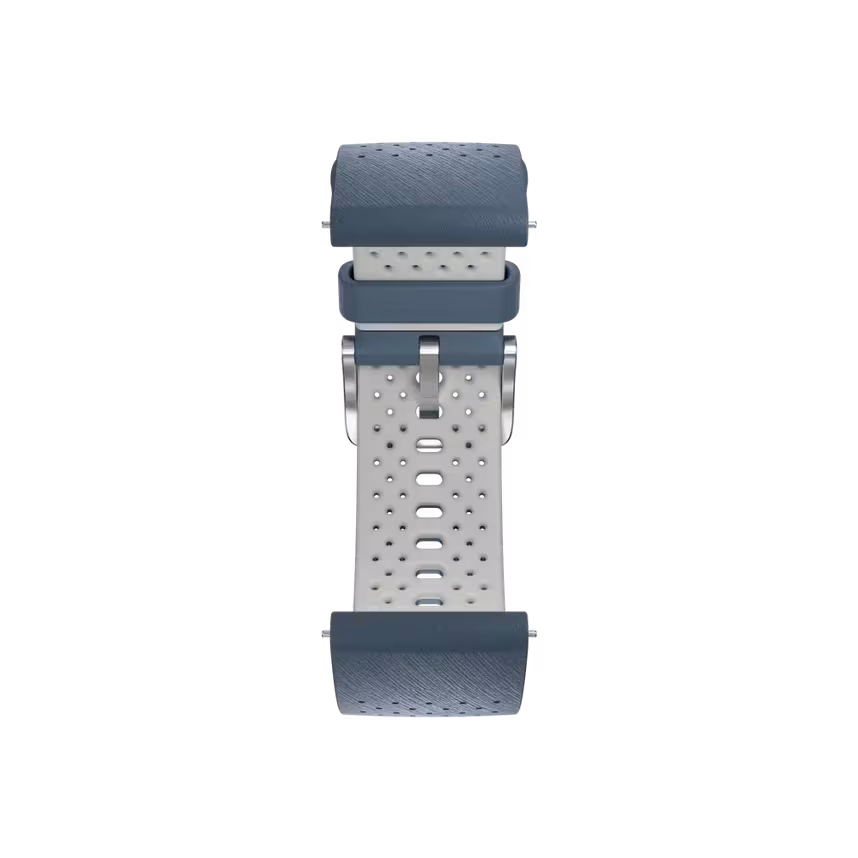 Polar Armband 22mm Silikon S-L blue/grey
