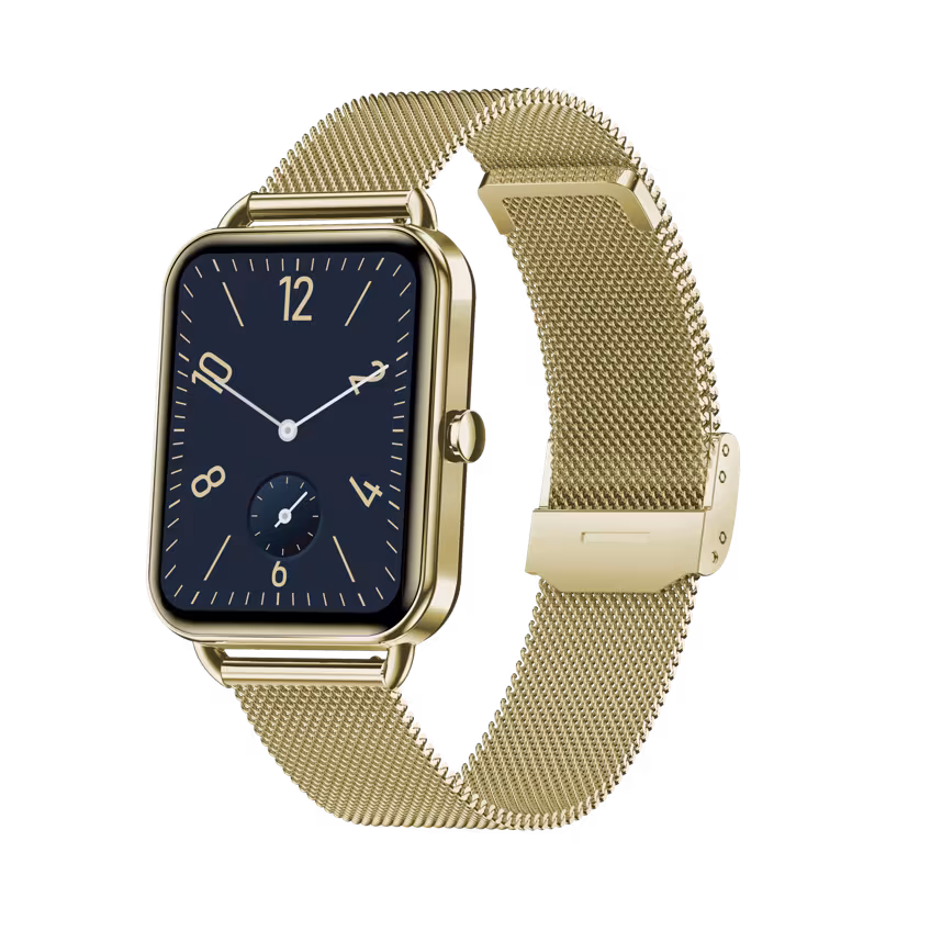 Felixx Smartwatch F606, Amoled 1.65, LADY, gold