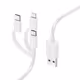 Hama 3in1 Multi-Ladekabel USB-A, USB-C, Micro-USB, Lightning