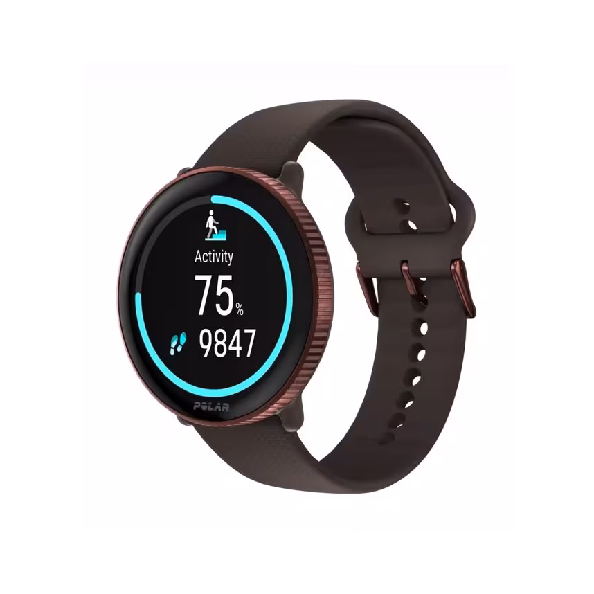 Polar Ignite 3 Titan bronze mit Lederarmband